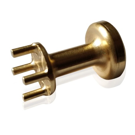 Elettrodi in ottone per collari d'addestramento - 25 mm 4 punte