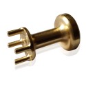 Elettrodi in ottone per collari d'addestramento - 25 mm 4 punte